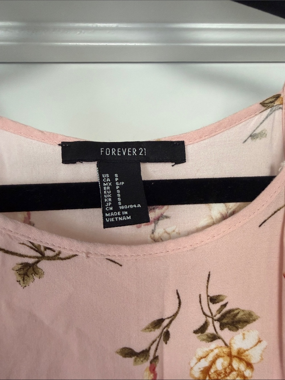 Forever 21 Pink Floral Mini Sundress - Picture 4 of 4